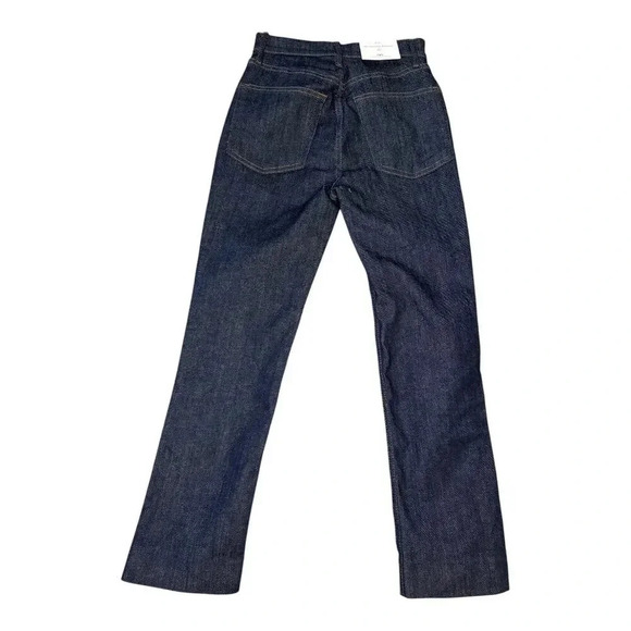 Zara Red Top and Dark Blue Boot Cut Jeans - Picture 3 of 8